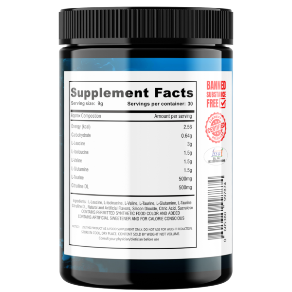 Rapier Performance BCAAs powerful all in one Bcaa & energy 30 Servings - Image 2