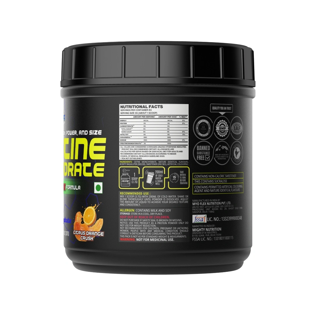 Mighty Nutrition Creatine Monohydrate Instant Drink Mix - Image 3