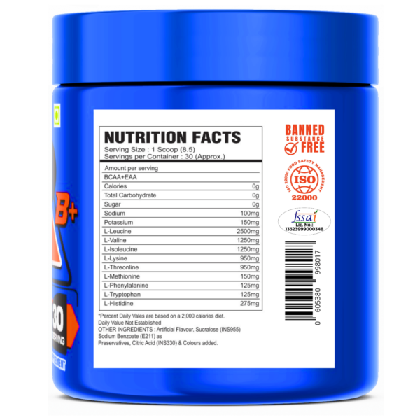 EAAs + BCAAs Powder 30 servings - Image 2